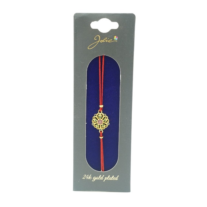 24k Jolie Rose aranyozott karkötő