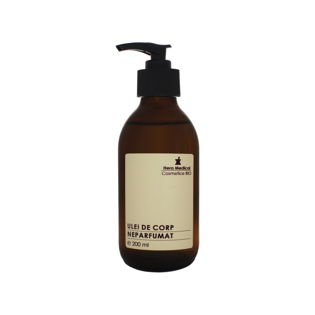 Ulei de corp neparfumat, Hera Medical Cosmetice BIO, 200 ml