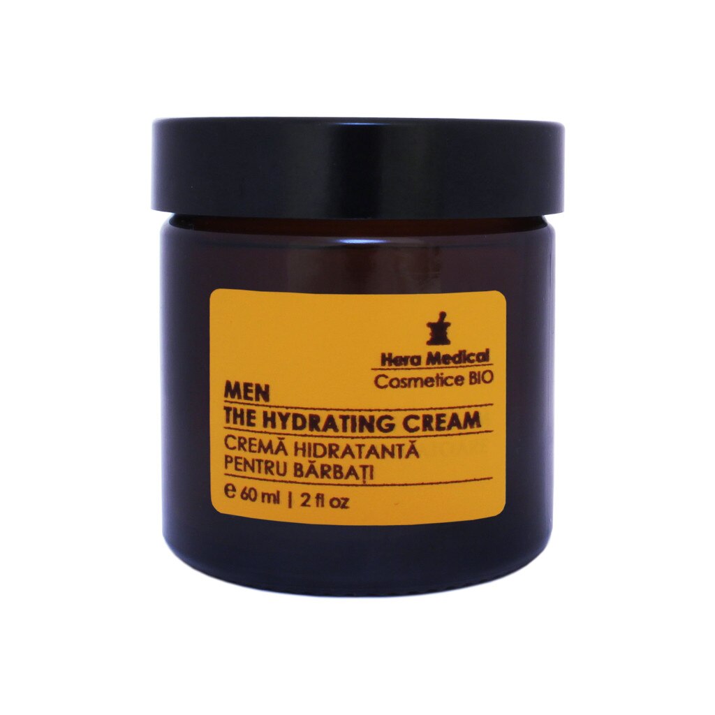 Crema anti-aging hidratanta pentru barbati, Hera Medical Cosmetice BIO, 60 ml