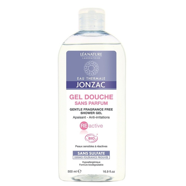 Jonzac illatanyagmentes, szulfátmentes tusfürdő, 500ml