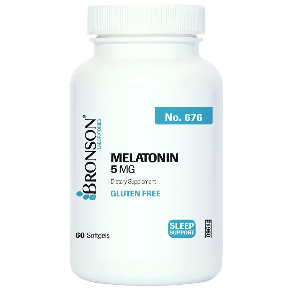 MELATONINA 5 mg - BRONSON - 60 capsule - Made in USA
