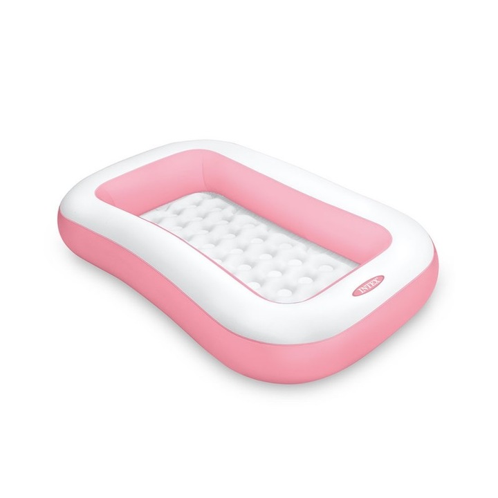 Надуваем басейн Intex Baby, Розов, 166 х 100 х 25 см