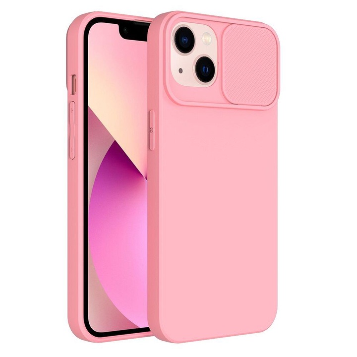 A tok kompatibilis az Apple iPhone 14 Pro Max iberry Slide Case Pink tokkal
