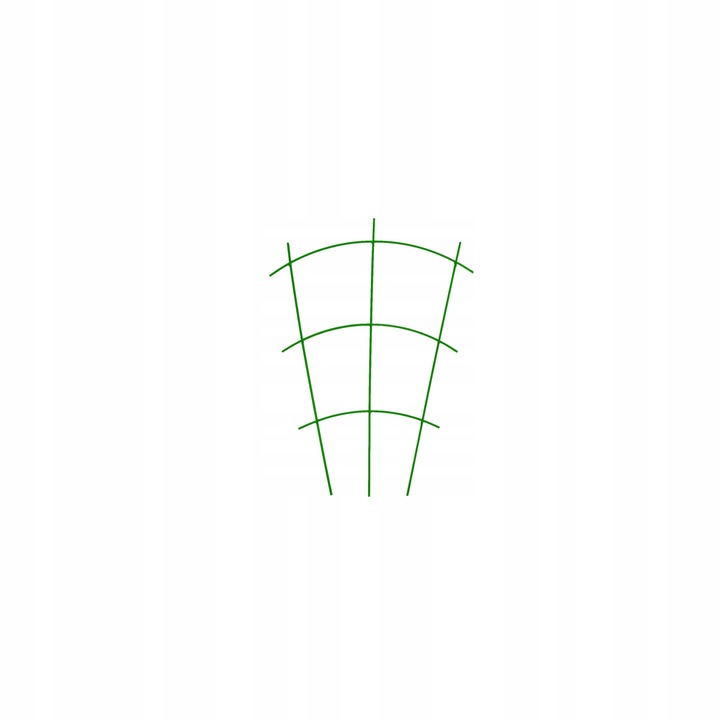 Set 10 suporturi pentru plantele, Eldrut, Otel, 42x30cm, Verde