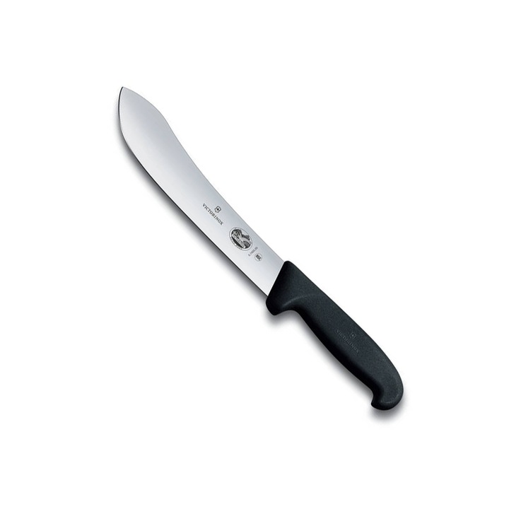 Cutit de macelar, lama curbata VICTORINOX FIBROX, lama 20 cm
