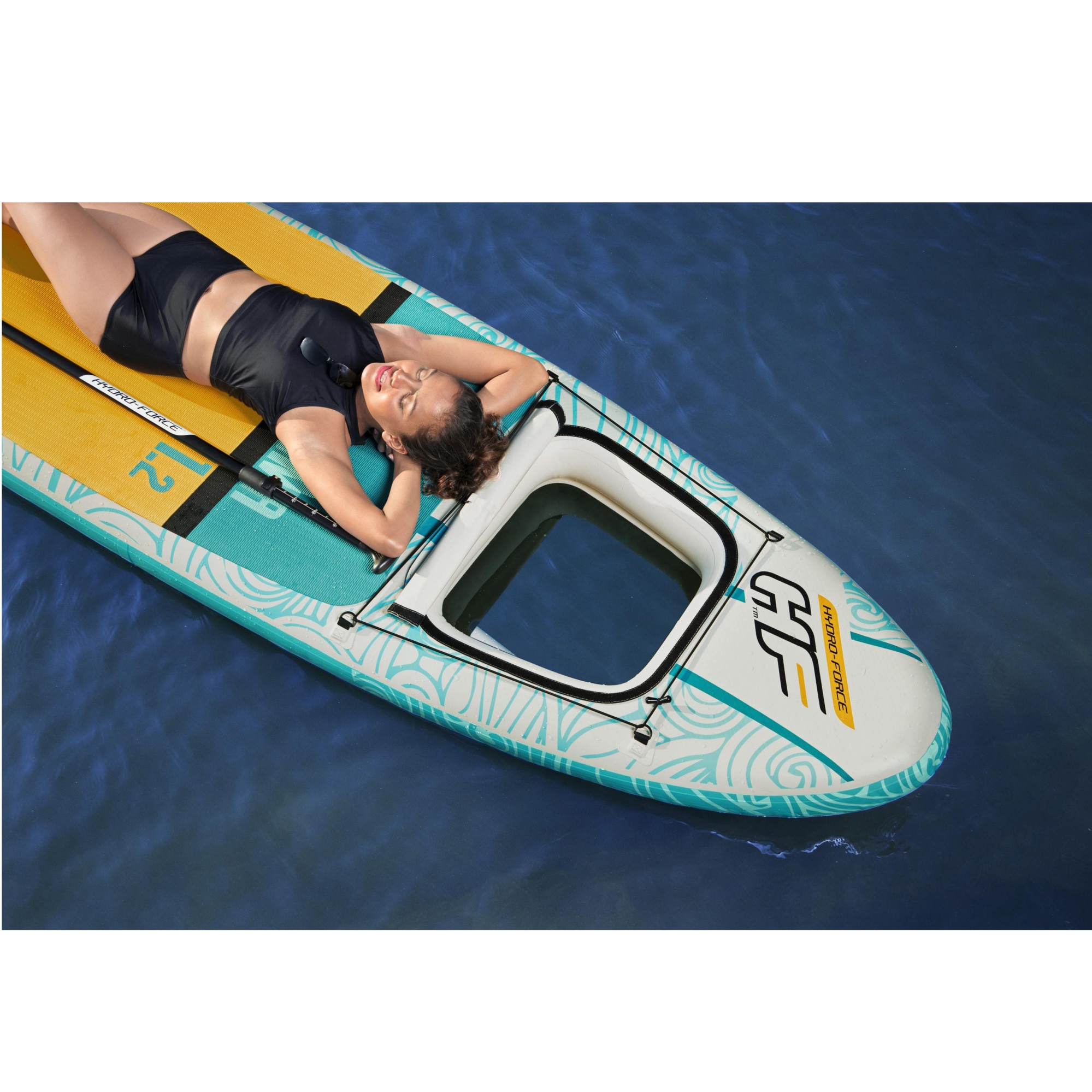 Set placa SUP Hydro-Force Panorama, 340x89x15 cm, padela, pompa