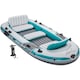 Set barca gonflabila Hydro-Force Adventure Elite X5 Raft, 364x166x45 cm, 1 pereche de vasle, 1 pompa de mana, geanta transport, kit reparatii