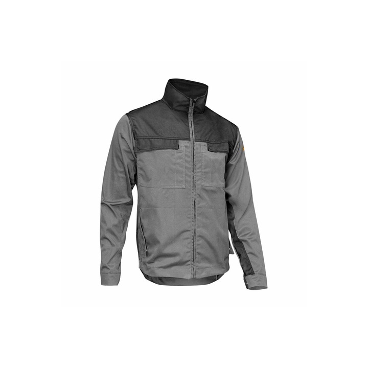 Jacheta de lucru Berlin Pro barbati, Strongant, Poliester/Bumbac, Gri/Negru, S