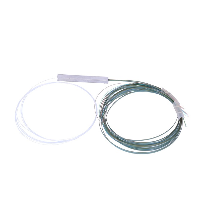 Splitter de fibra optica, Extralink, 1:8 PLC 250um, Multicolor