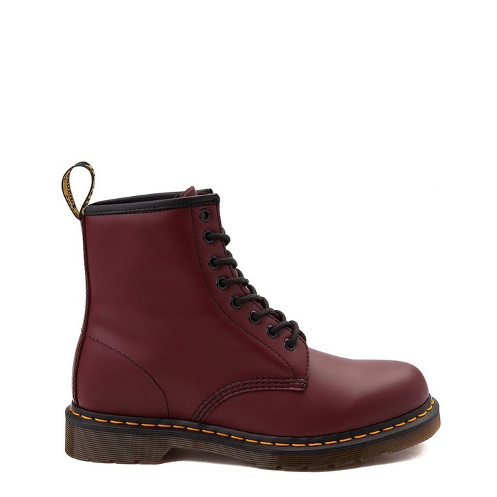 Боти Dr Martens, Унисекс, Естествена кожа, Червени, 45 EU