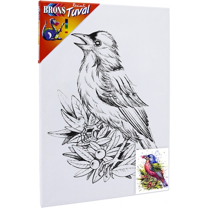 Panza Pentru Pictura Brons BR-361, 35x50cm, Sasiu Lemn Imprimata, Imagini Diverse