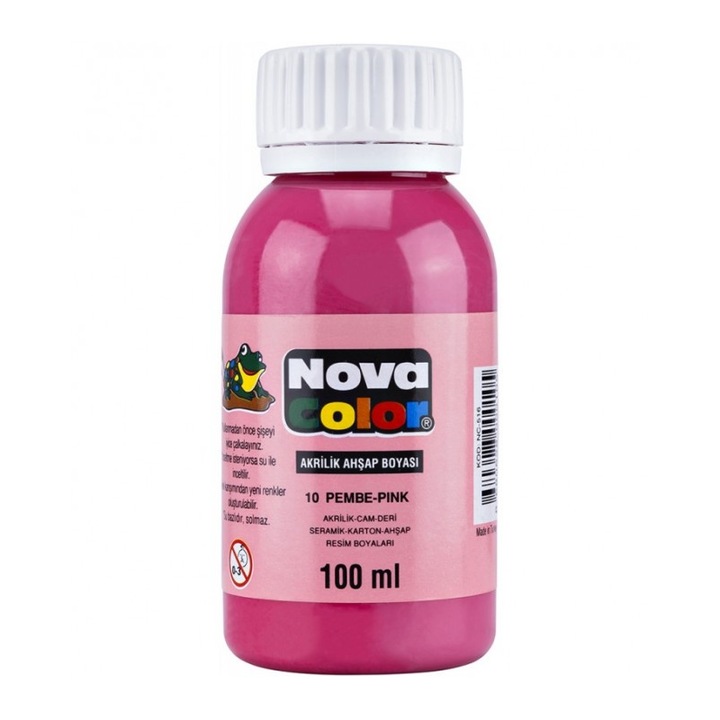 Culori acrilice Nova Color 100g, roz