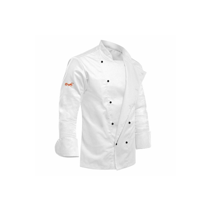 Jacheta de bucatar, Strongant, Bumbac/Poliester, Alb, XL