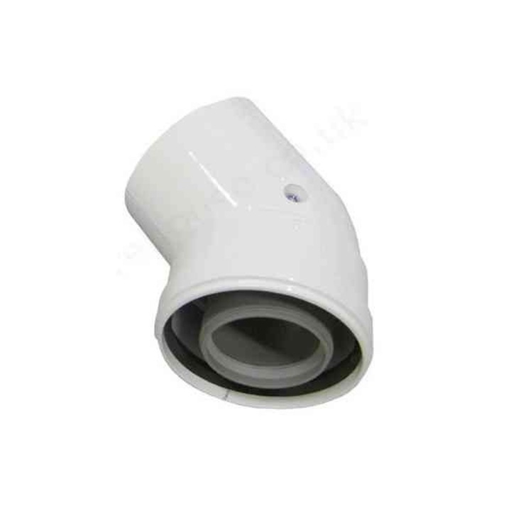 Cot centrala la 45grd 60/100 Tiraj fortat