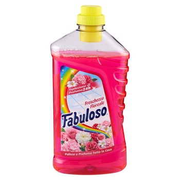 Detergent pardoseli si suprafete cu parfum floral Fabuloso 1 L Detergent pardoseli si suprafete cu parfum floral Fabuloso 1 L