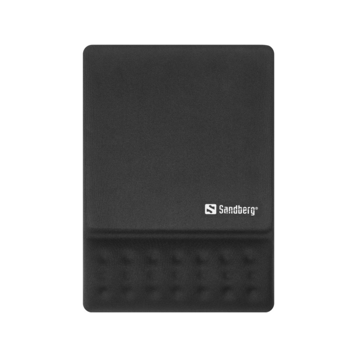 Sandberg Square egérpad memóriahabos csuklótámasszal fekete (520-38) (520-38)