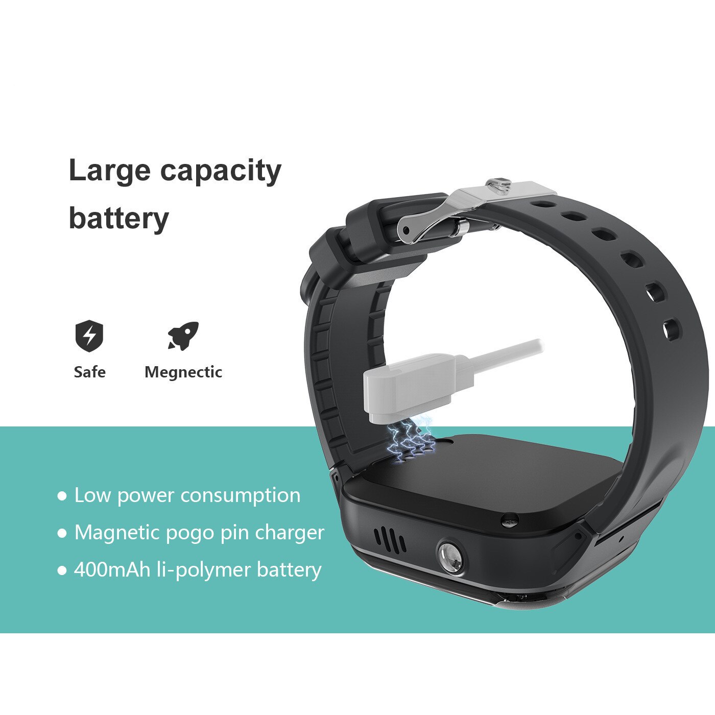Смарт часовник за деца с GPS местоположение, 4G SIM, SOS бутон ...