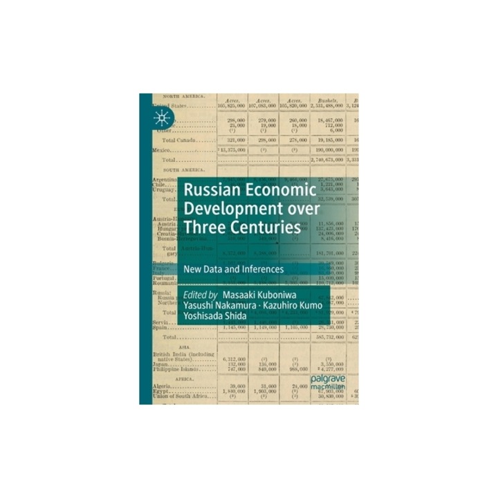 Russian Economic Development Over Three Centuries New Data and Inferences, Masaaki Kuboniwa