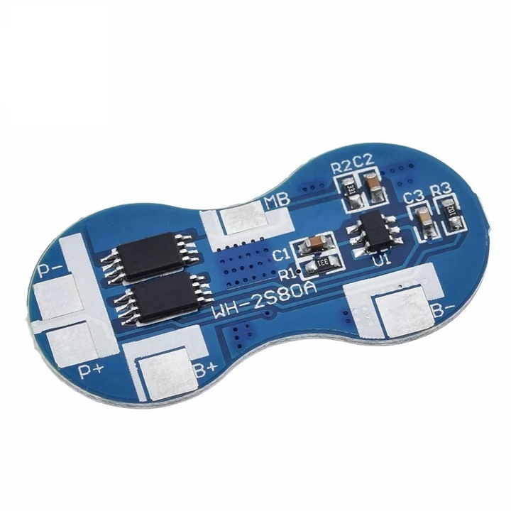 BMS 2S modul OKYN609 lítium akkumulátorok töltésére