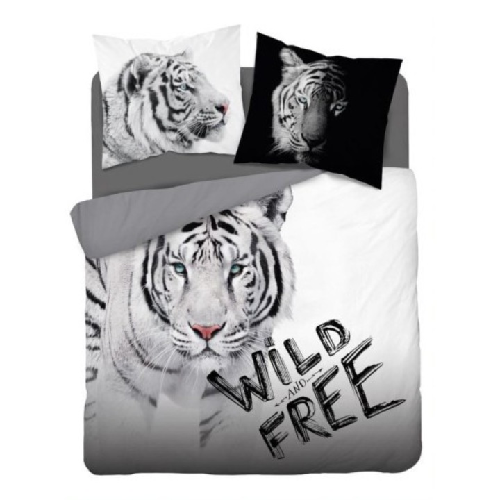 Ágynemű, Detexpol, Pamut, 220x200 cm, Szürke