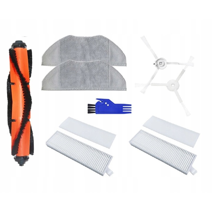 Set accesorii de schimb, Compatibil cu Xiaomi Mi Robot Vacuum Mop ESSENTIAL Multicolor