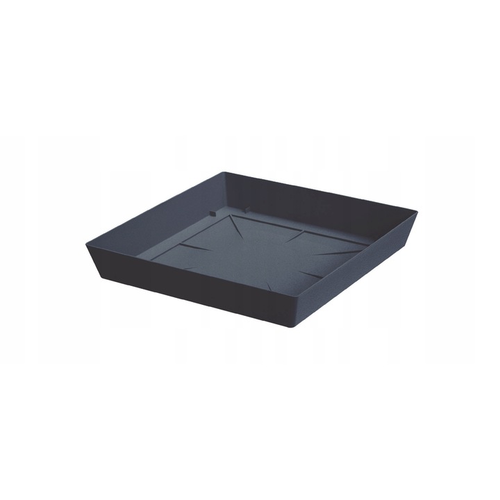 Tányér edényekhez, Prosperplast, 16,5 cm, Fekete