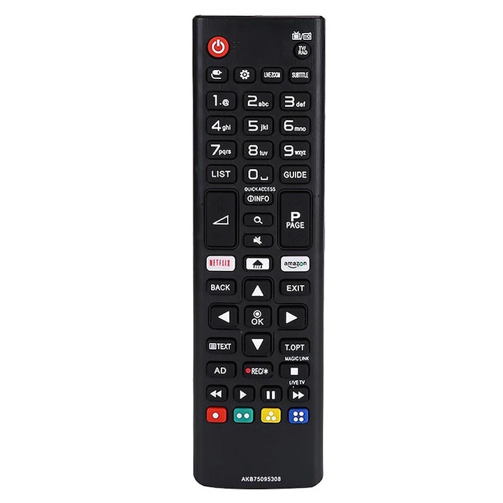 AKB75095308 Utángyártott távirányító LG UHD SMART TV-hez, NETFLIX 303K, PIL6121