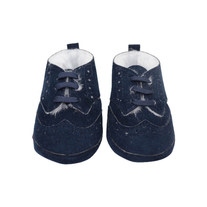 Botosei eleganti imblaniti pentru baieti Christopher Baby Club KOD-6277, Bleumarin 17 EU