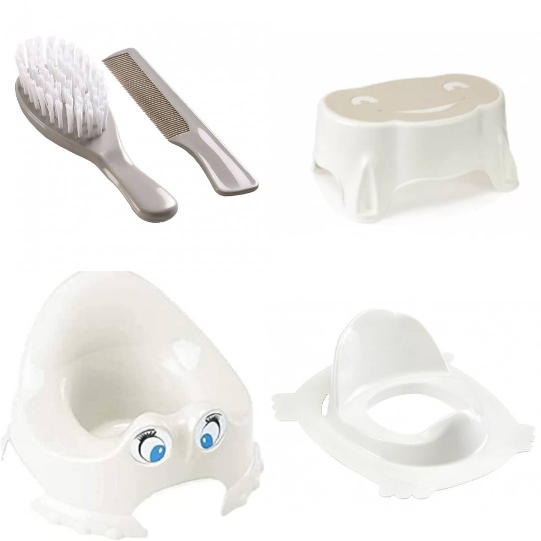 THERMOBABY - Vasca Kit Vasco Bianco Mughetto: Vasca + Piedini + Tubo Di