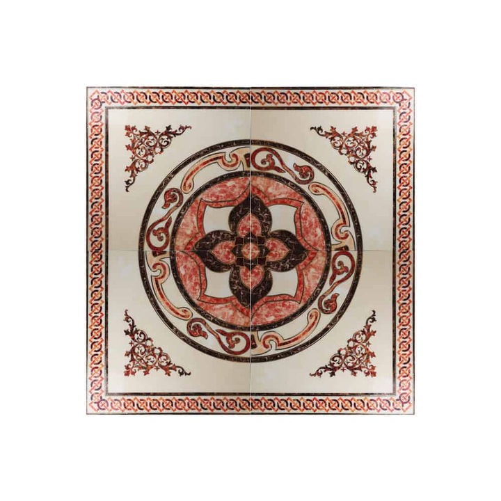 Gresie decorativa / covor ceramic Baroque 171, 120X120 (4 placi 60X60), lucioasa
