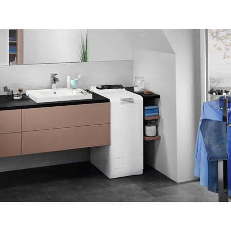 Masina de spalat rufe verticala AEG seria 7000 L7TL720EX, 7 kg, clasa C, 1300 rpm, LAVAMAT, alb