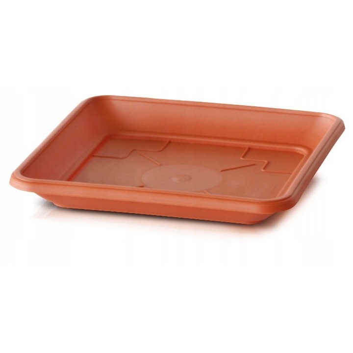 Tányér edényekhez, Prosperplast, 41 cm, Barna