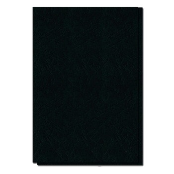 Coperti carton pentru indosariere, IBIND, imitatie piele, A4, negru, 250 g/mp, 100 buc/set Coperti carton pentru indosariere, IBIND, imitatie piele, A4, negru, 250 g/mp, 100 buc/set