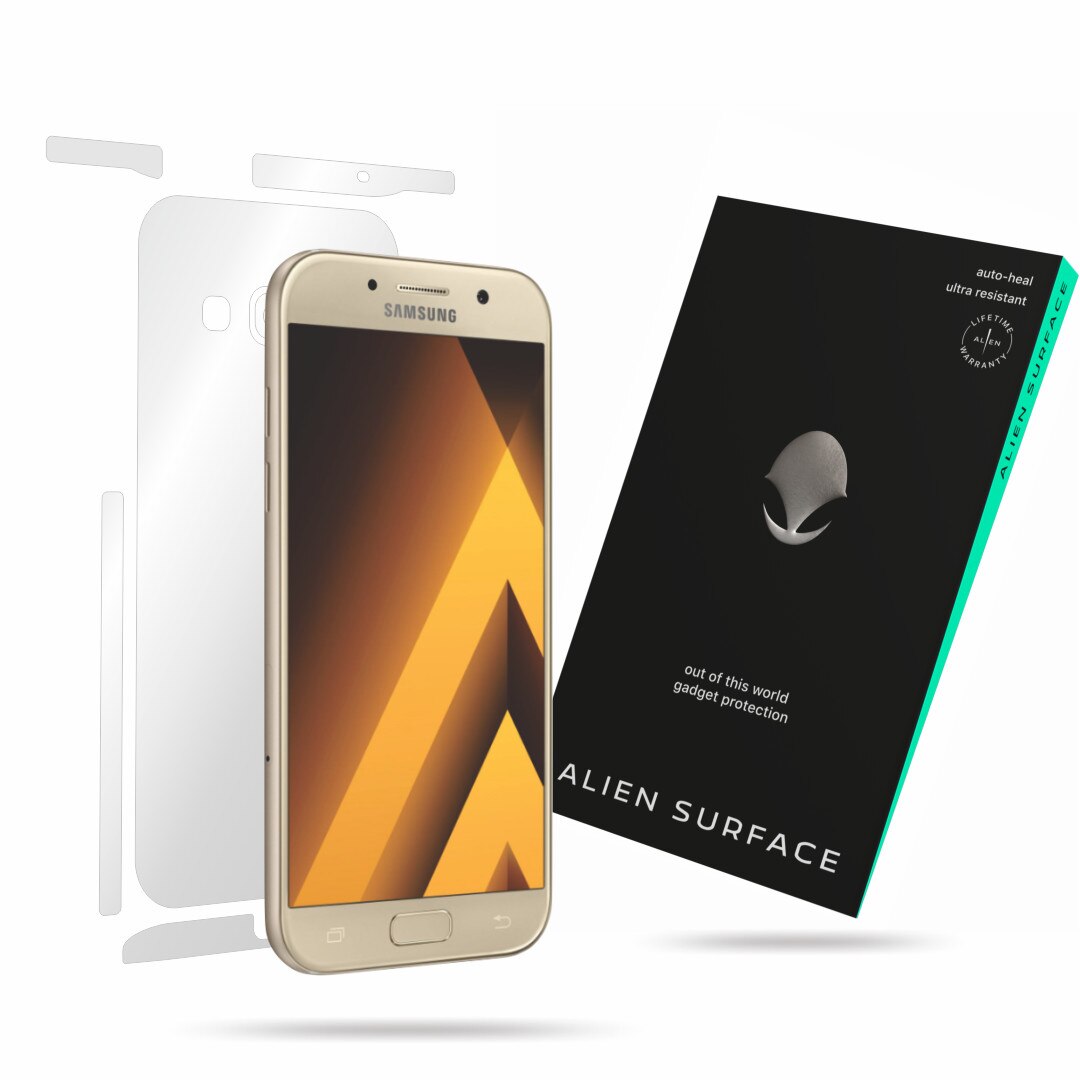 Folie Alien Surface, Samsung Galaxy A3 (2017), protectie spate, laterale