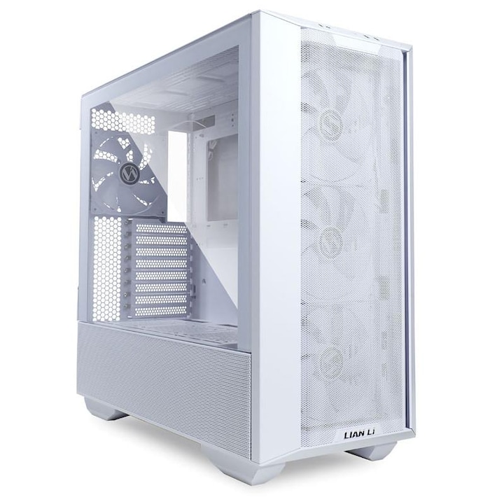 Компютърна кутия Lian-Li LANCOOL III Mid-Tower, Tempered Glass, Бяла GELI-908