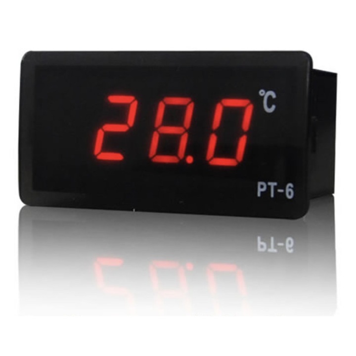 Termometru digital pentru acvarii, Ringder, 220 V, Negru