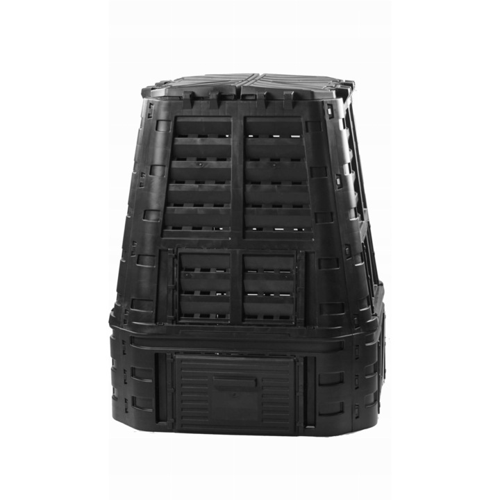 Compostor, Patrol Group, Plastic, 89x113cm, 740L, Negru