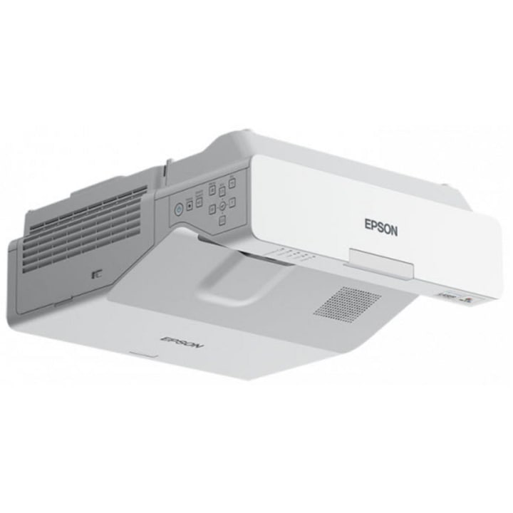 Видео проектор Epson EB-750F, 1920 x 1080, 16:9, 3600 lm, лазерен, 20000 ч, Без вграден Wi-Fi, Бял