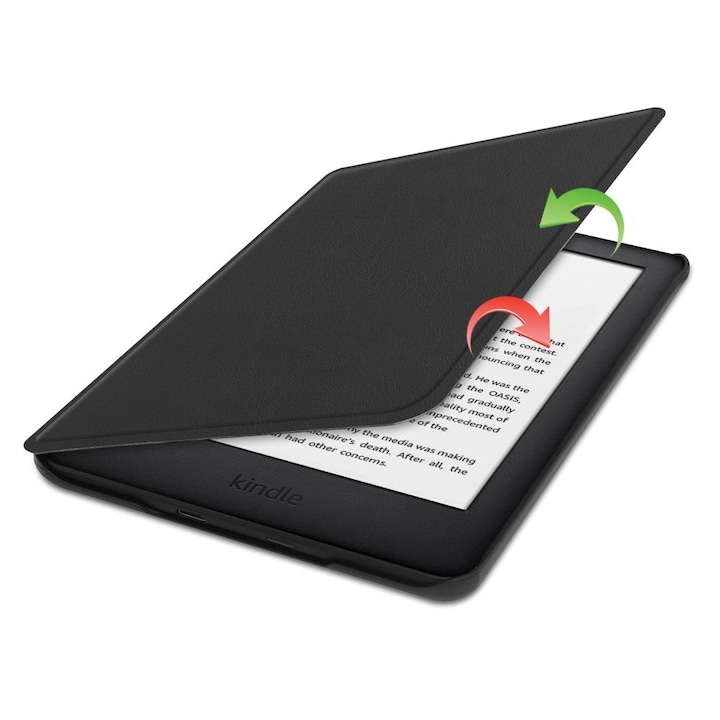 Кейс, Tech-Protect Smartcase Black, за Kindle 11 2022, Черен