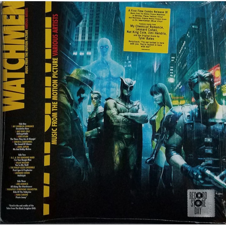 Tyler Bates, Various – Watchmen, Original Motion Picture Soundtrack - 3LP