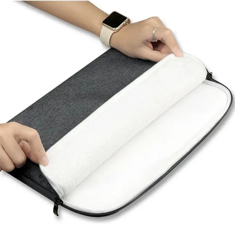 Carcasa laptop, Tech-Protect, Neopren, 13"- 14", Gri