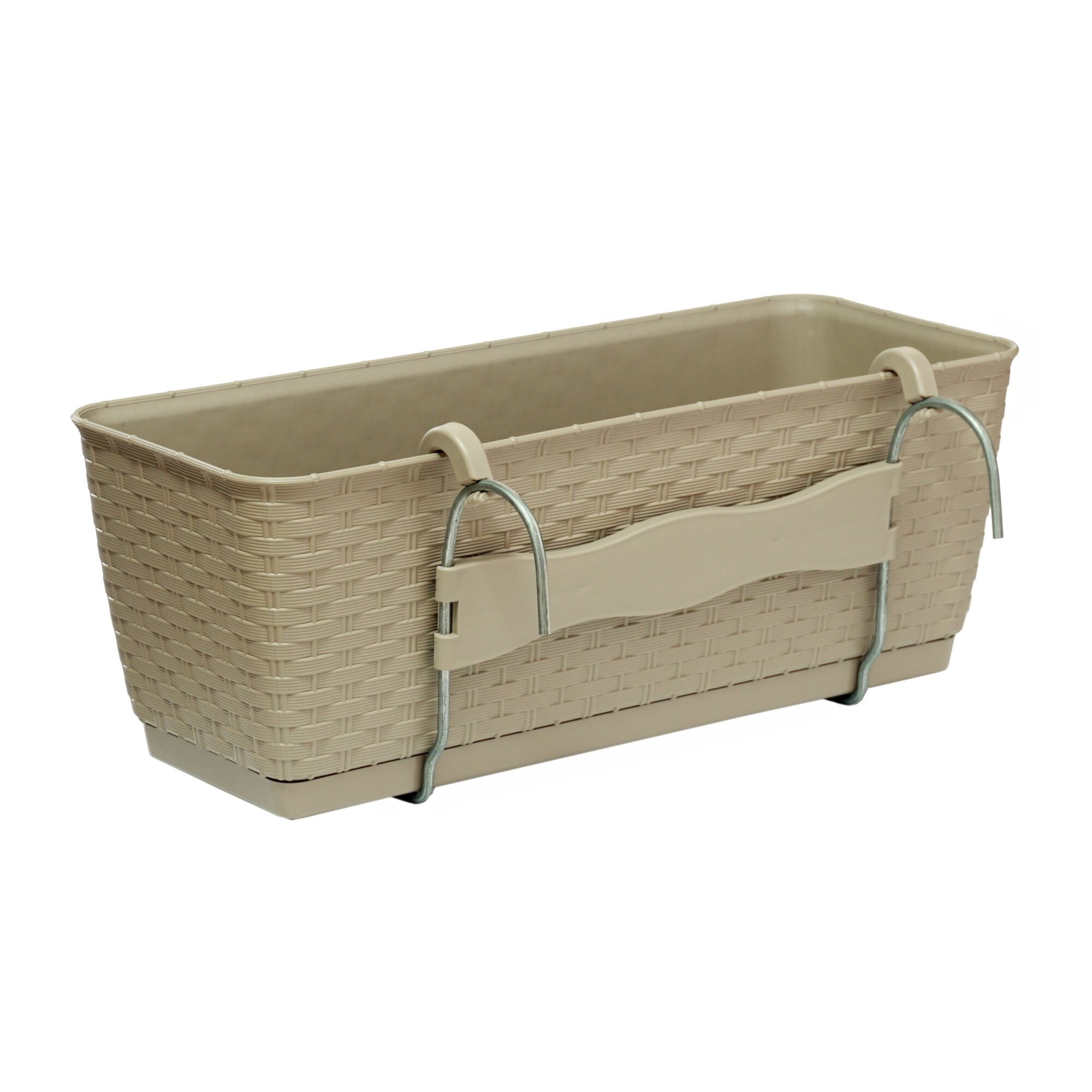Prosper Plast RATOLLA Blumentopf – Mocca, 38,6x15,4x14,2 Cm, 6-teilig