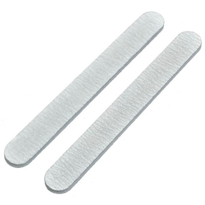Set 2 pile pentru unghii, gri, 100/120, 18 cm
