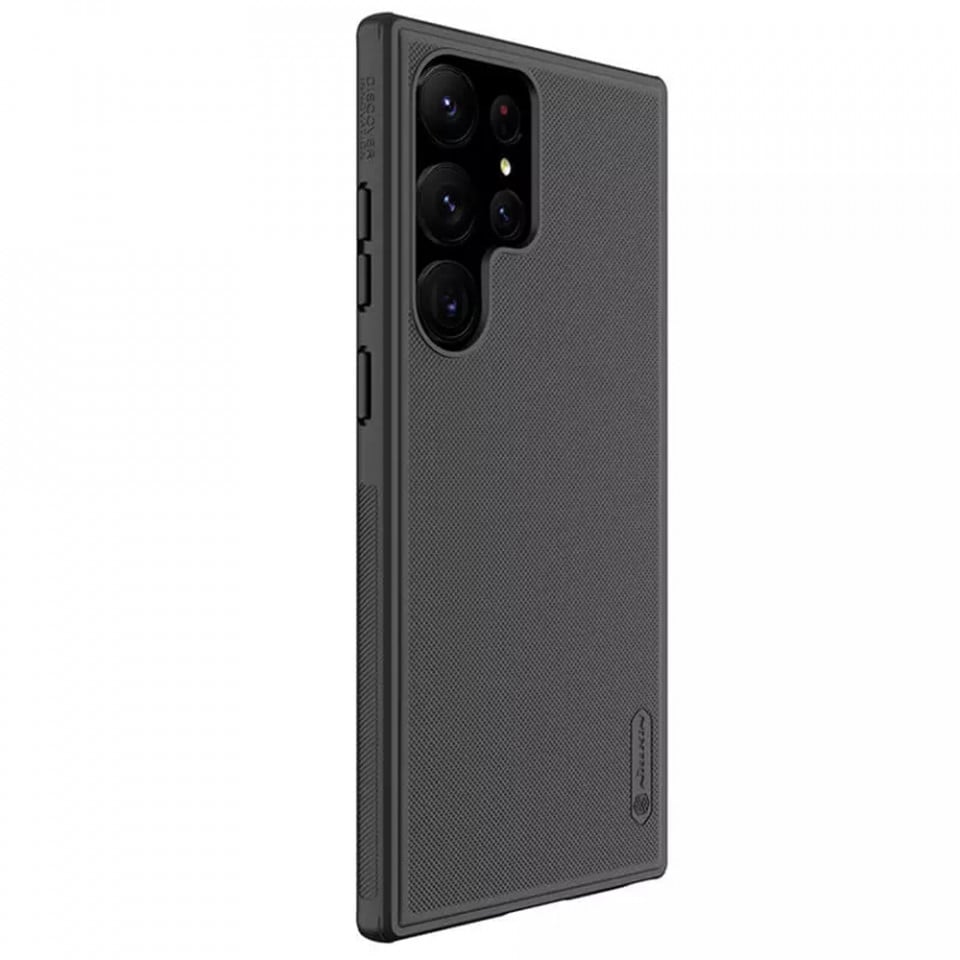 Husa pentru Samsung Galaxy S23 Ultra - Nillkin Super Frosted Shield Pro - Black