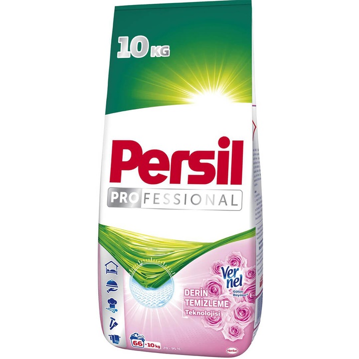 Прах за пране, Persil Professional, Роза, 10 кг, 66 пранета
