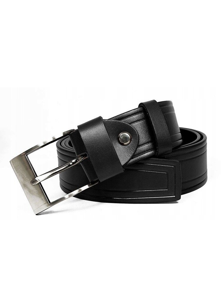 Curea, Piele naturala, Negru, 110 cm - eMAG.ro