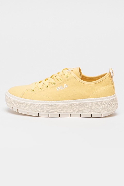 Fila, Pantofi sport de panza Potenza, Galben pal, 37