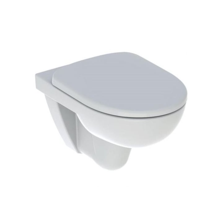 Set vas wc suspendat Geberit Selnova cu capac alb