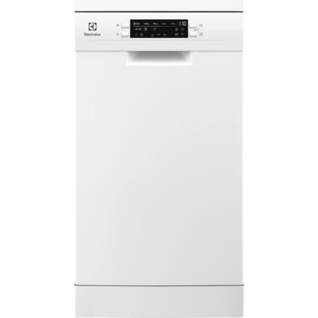 Masina de spalat vase Electrolux ESG42310SW, 9 seturi, 8 programe, Clasa D, Motor Inverter, Display LED, 45 cm, Alb