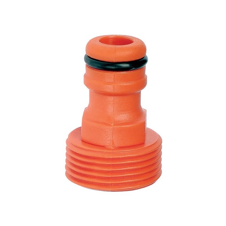 Csatlakozó csatlakozó, rámpa, 3/4", 0,007 kg, narancssárga/fekete,
